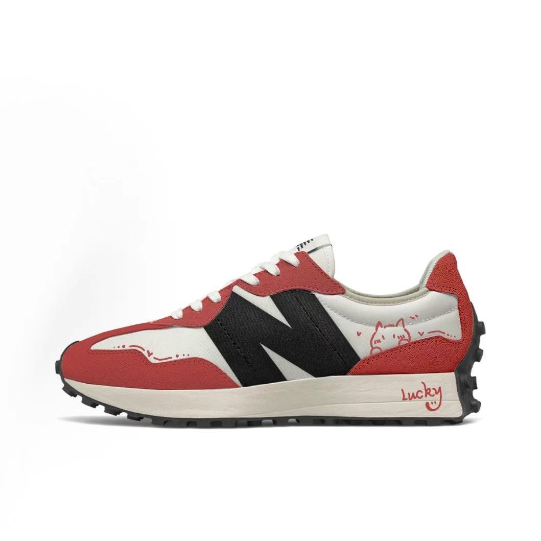 

Дышащие кроссовки NB 327 Low top для городских поездок унисекс New Balance, красный