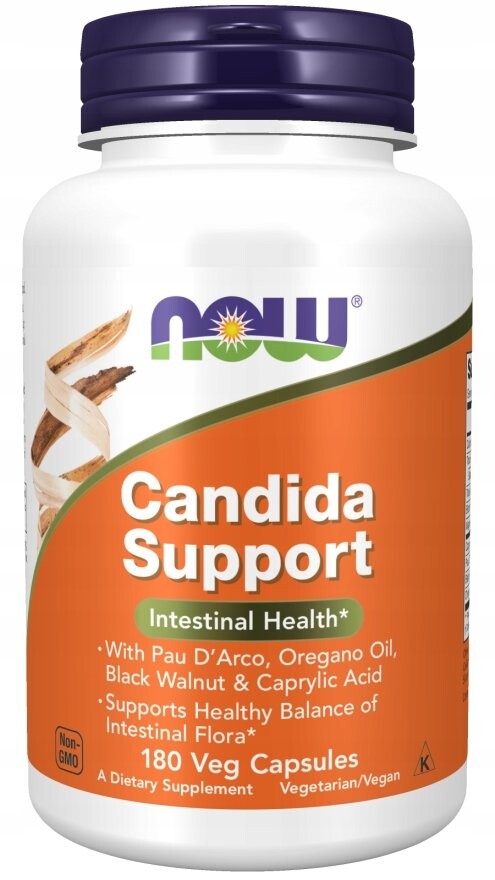 

Now Foods, Candida Support, 180 капсул