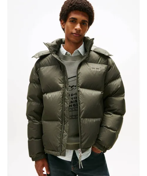 

Пуховик Аляска Regular fit Tommy Jeans, зеленый