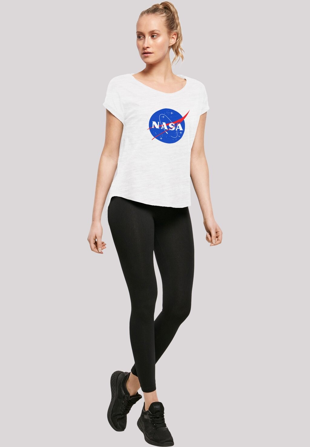 

Футболка с принтом NASA CLASSIC INSIGNIA LOGO' F4NT4STIC, белый