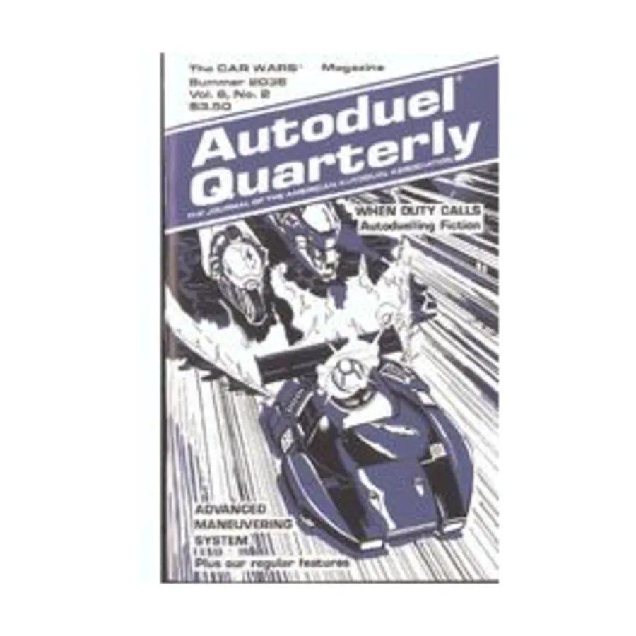 

Журнал Vol. 6, #2 "Magic in Car Wars, Advanced Maneuvering System", Car Wars - Autoduel Quarterly Magazine