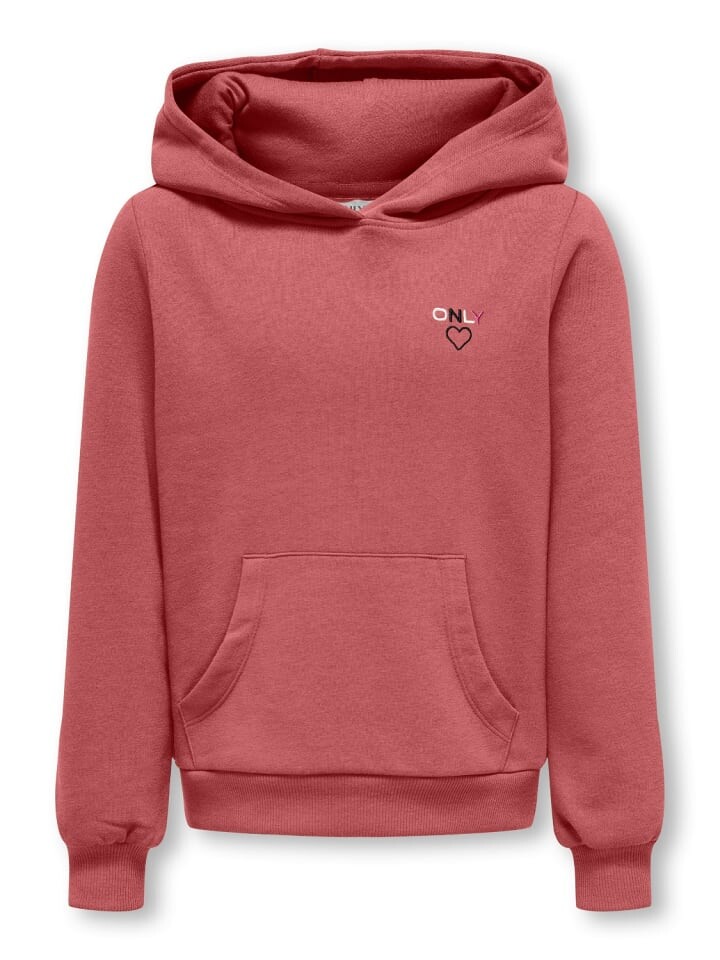 

Худи KIDS ONLY KOGNOOMI L/S ONLY HOOD BF SWT, цвет mineral red