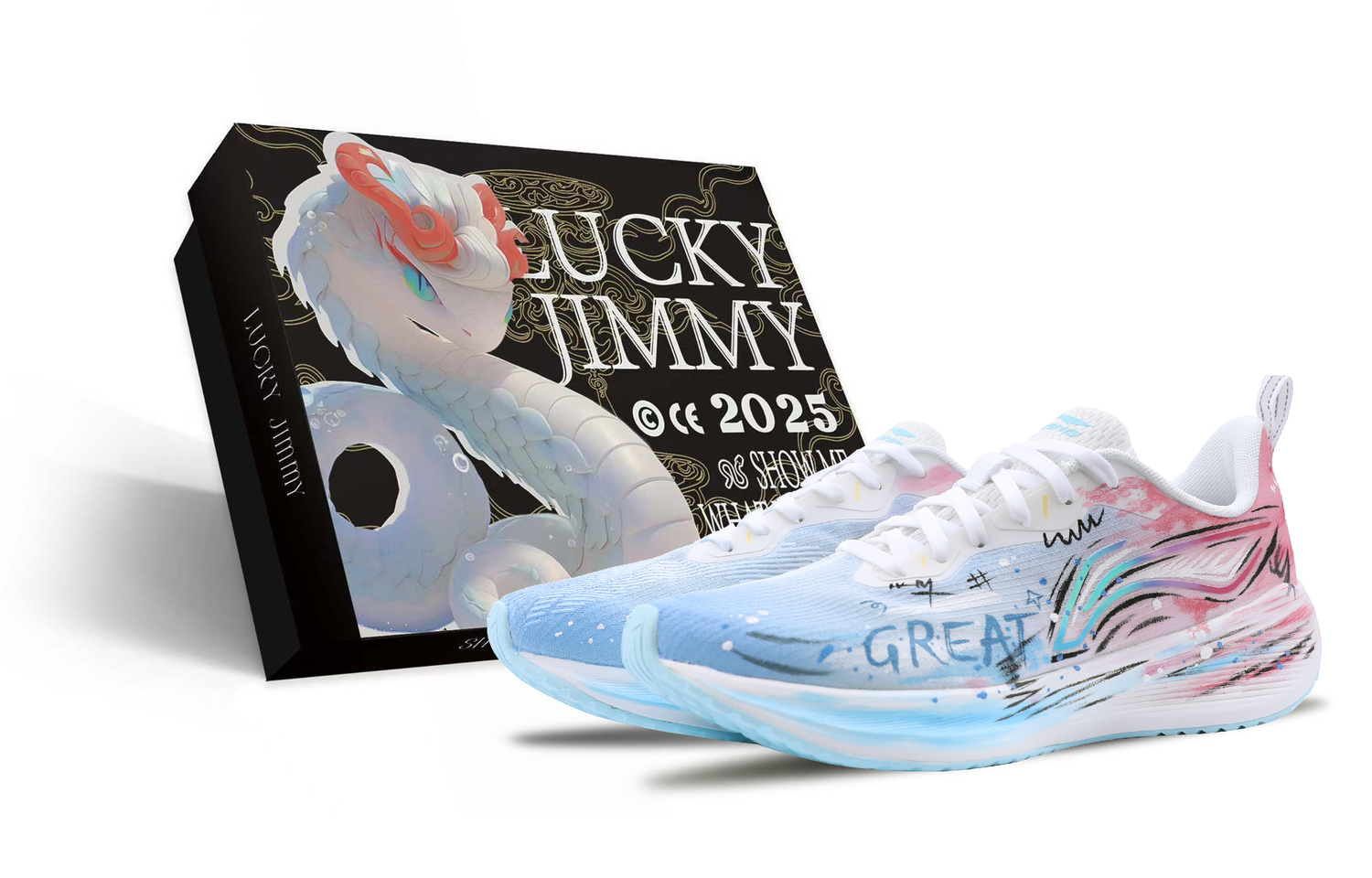 

LINING Износостойкие и легкие низкие кроссовки для повседневного бега мужские pink blue