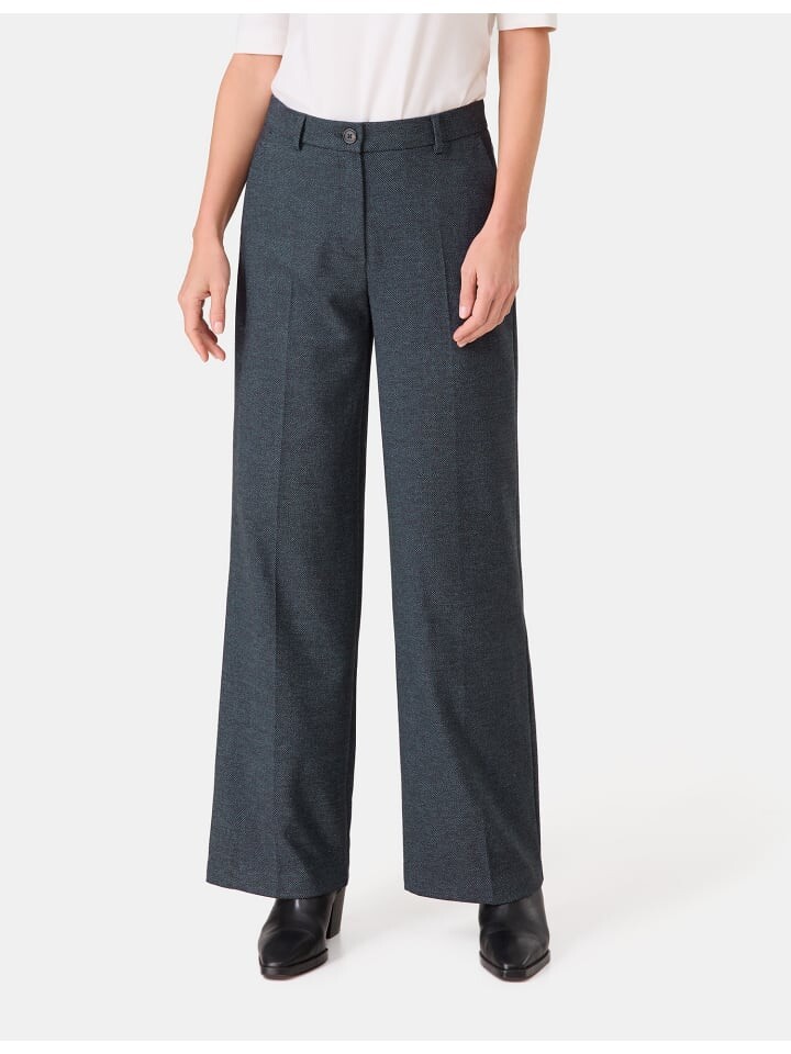 

Тканевые брюки Gerry Weber Hose Freizeit lang, цвет blue black