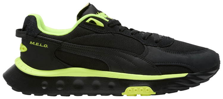 

Кроссовки Puma LaMelo Ball x Wild Rider 'Black Green', черный