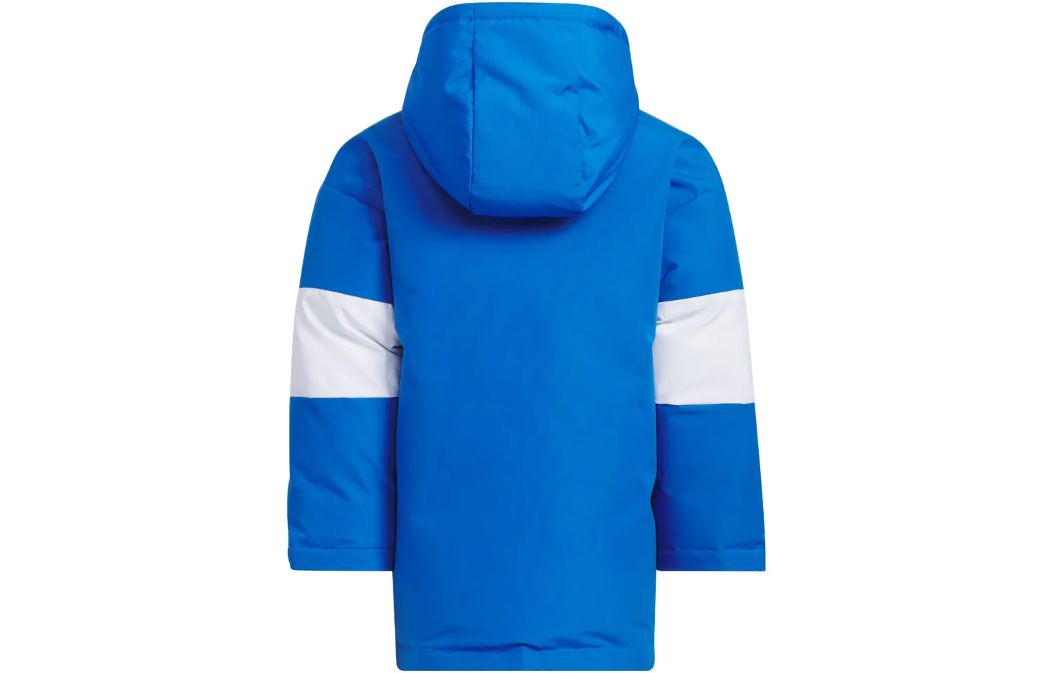 Детская пуховая куртка с капюшоном Adidas, Air Force Blue — фото 4