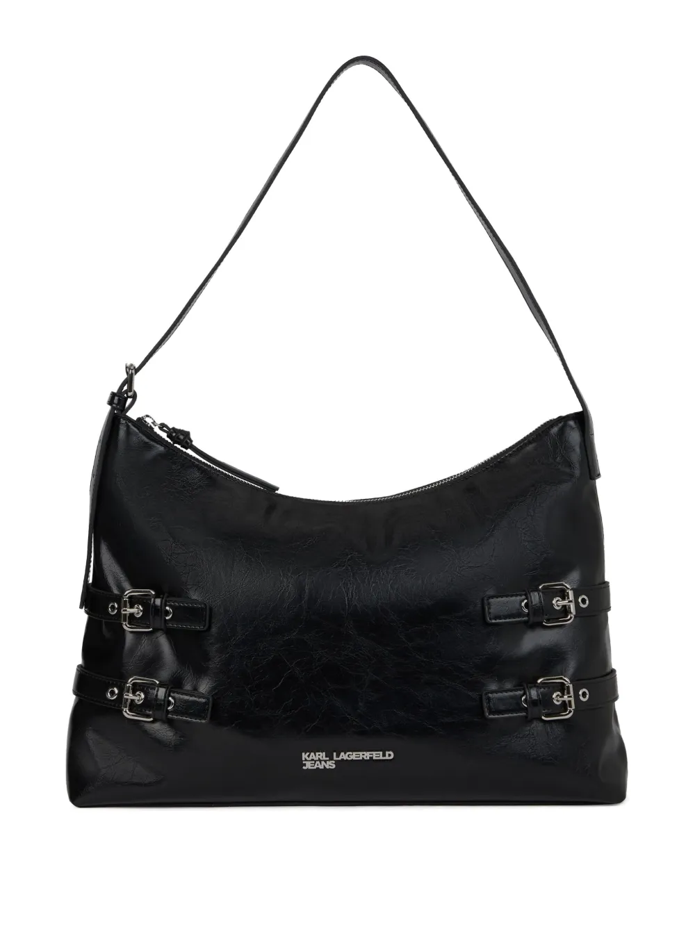 

Большая сумка на плечо с пряжкой Karl Lagerfeld Jeans, черный