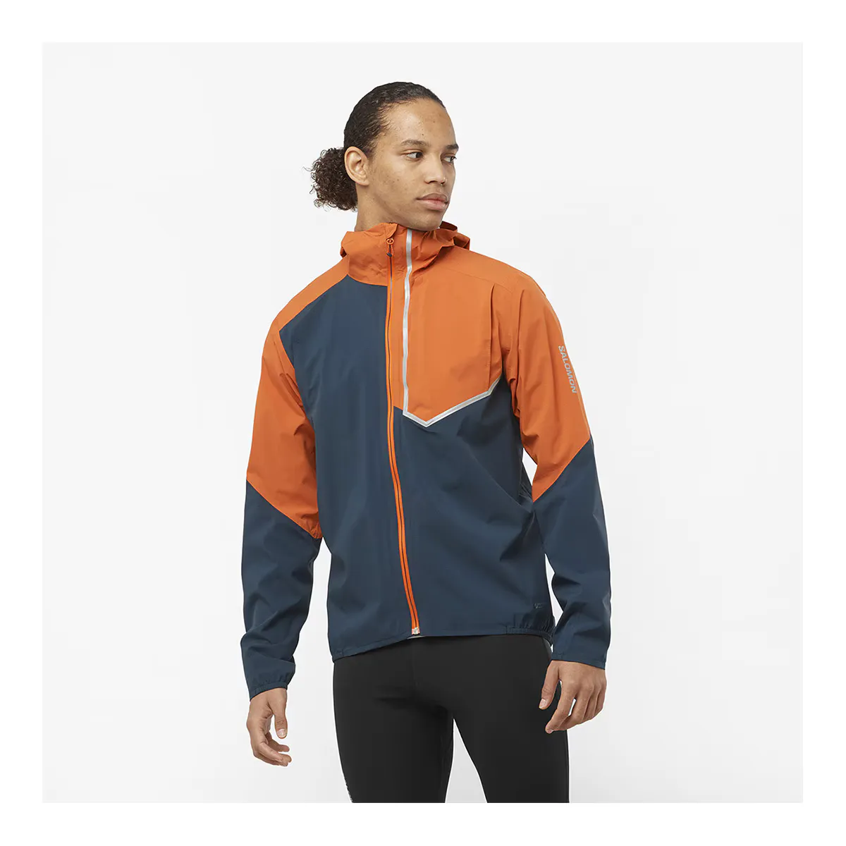 

Bonatti Trail Jkt M Salomon мужская куртка-ракушка, синий/оранжевый