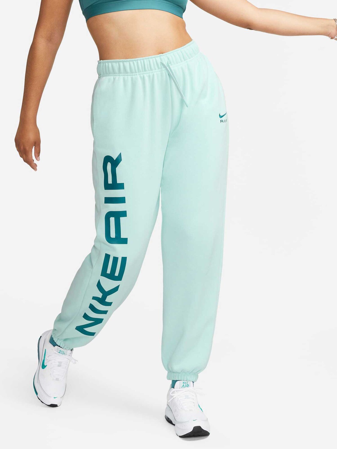 

Спортивные брюки Nike W NSW AIR FLC OS HR JGGR, зеленый