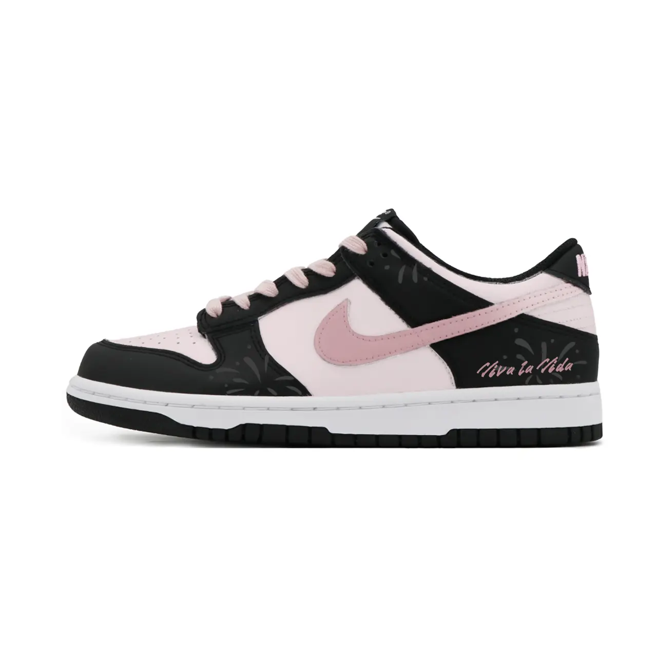 

Nike Кроссовки для скейтбординга Dunk "Black" с нескользящей амортизацией и износостойкостью для детей и подростков