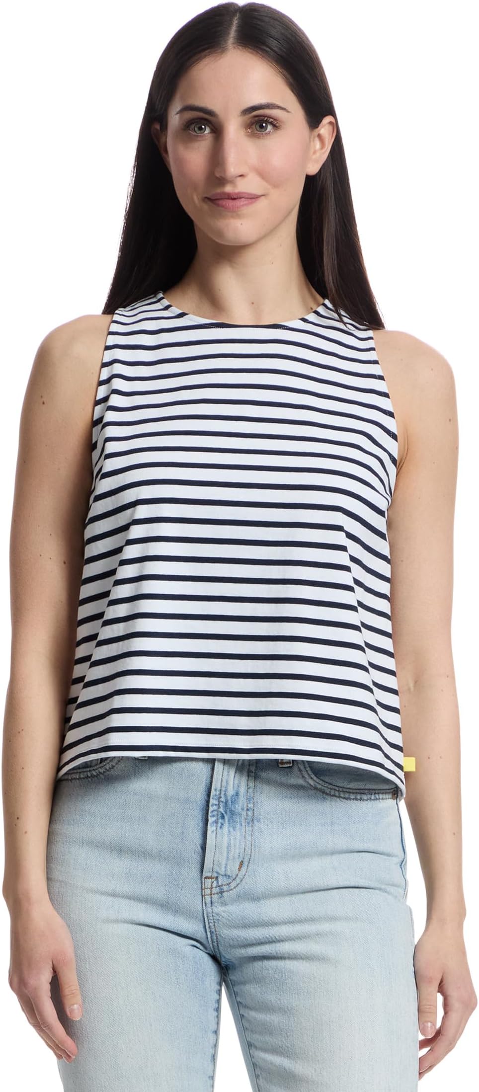 

Топ Lilla P Mixed Media Tank, цвет Dark Navy Stripe