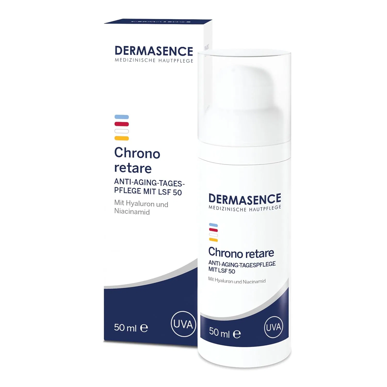 Крем для лица SPF50 DERMASENCE Антивозрастной дневной «Chrono Retare Anti-Ageing Day Cream» с от