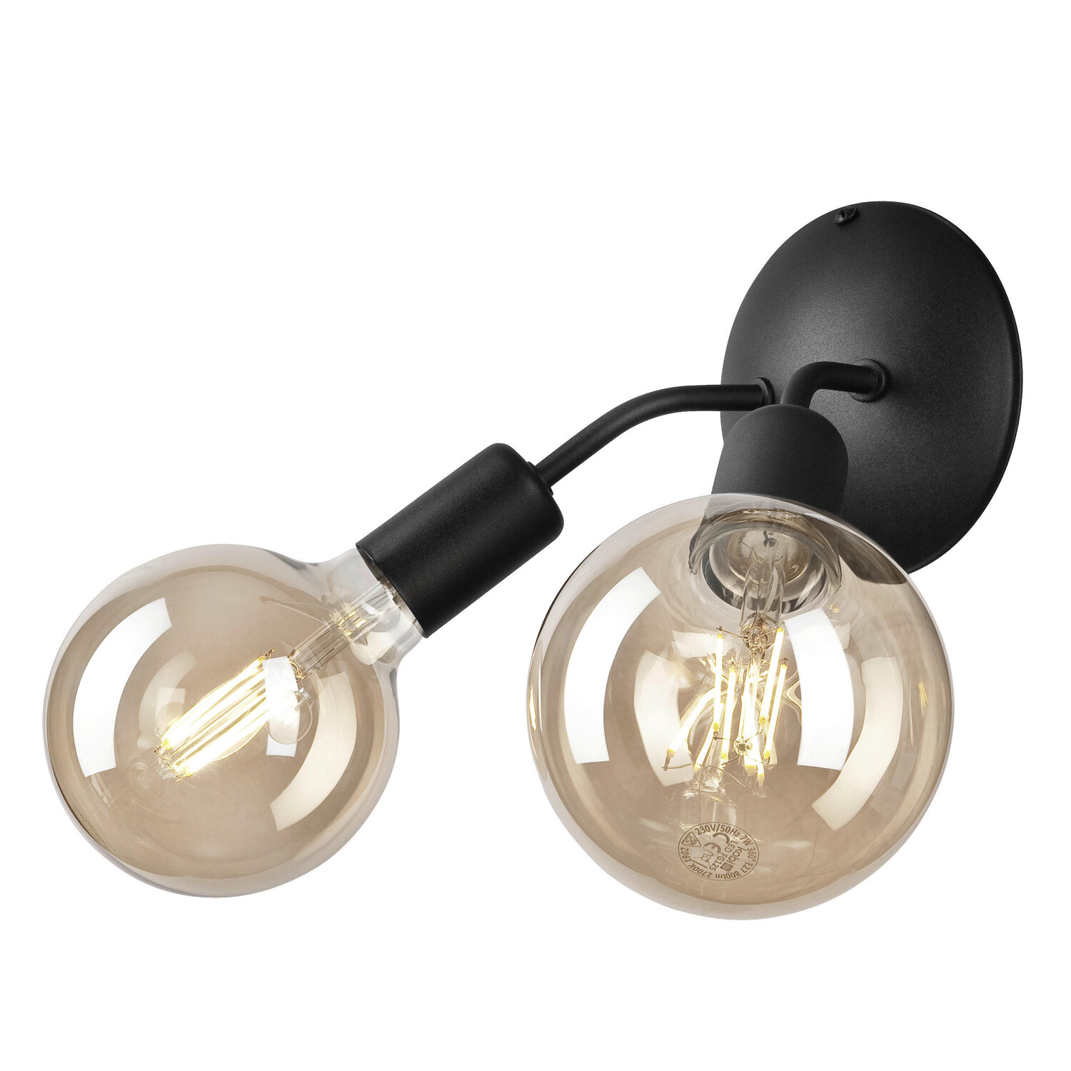 

Настенная лампа 15x23 см, черный глянцевый