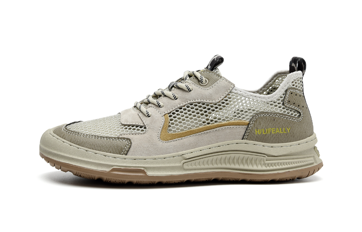 

Повседневные мужские кроссовки HLA низкие хаки, песочные