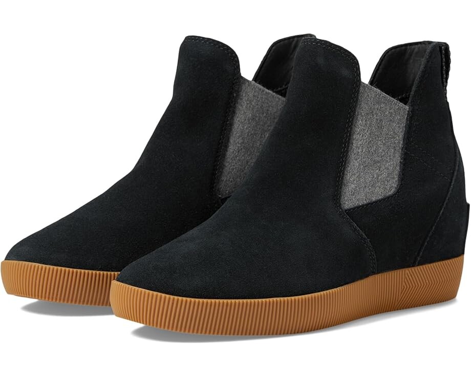

Кроссовки SOREL Out N About Slip-On Wedge, цвет Black/Gum 16