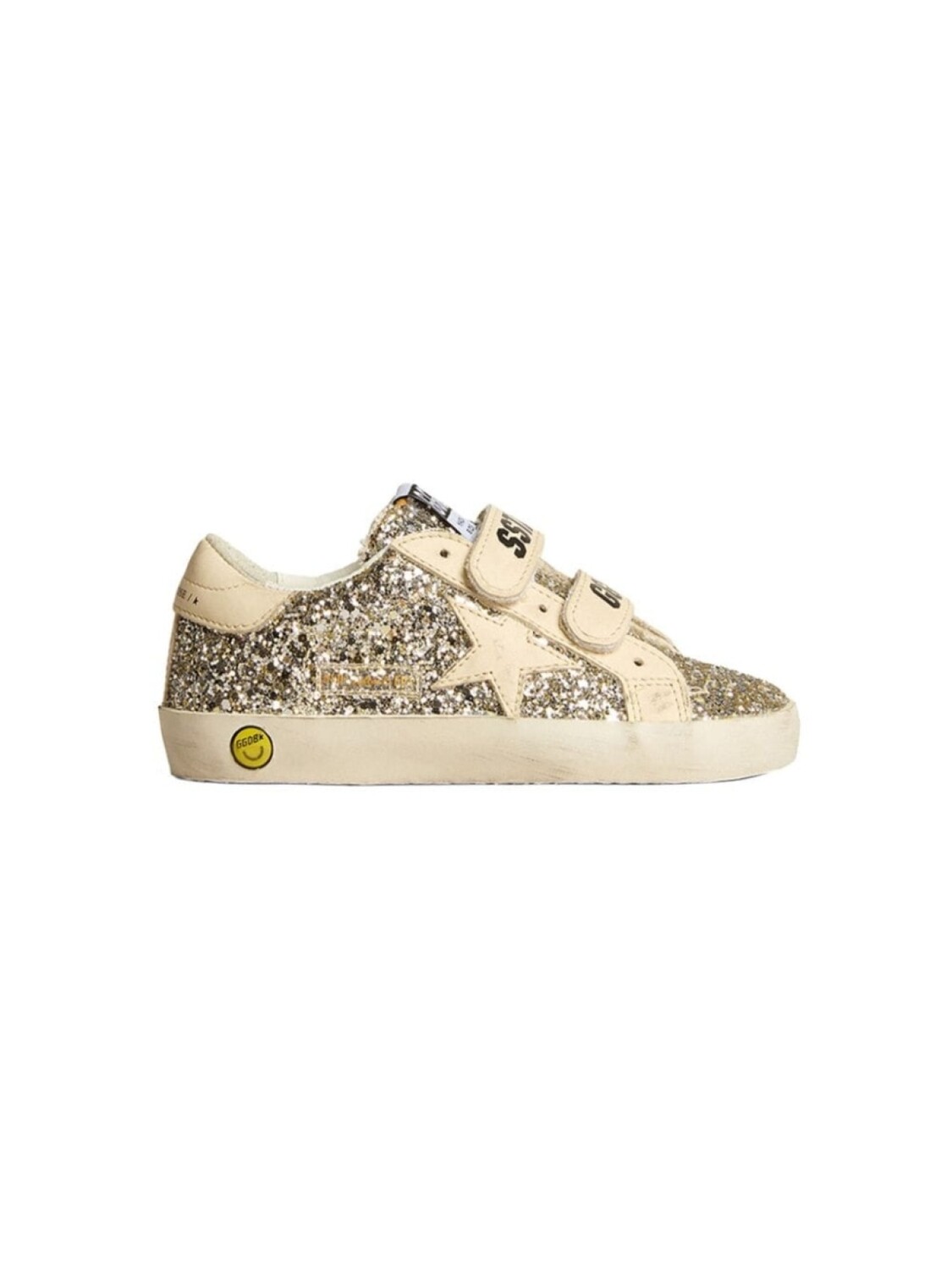 

Golden Goose кроссовки Old School с блестящим дизайном, золотистый