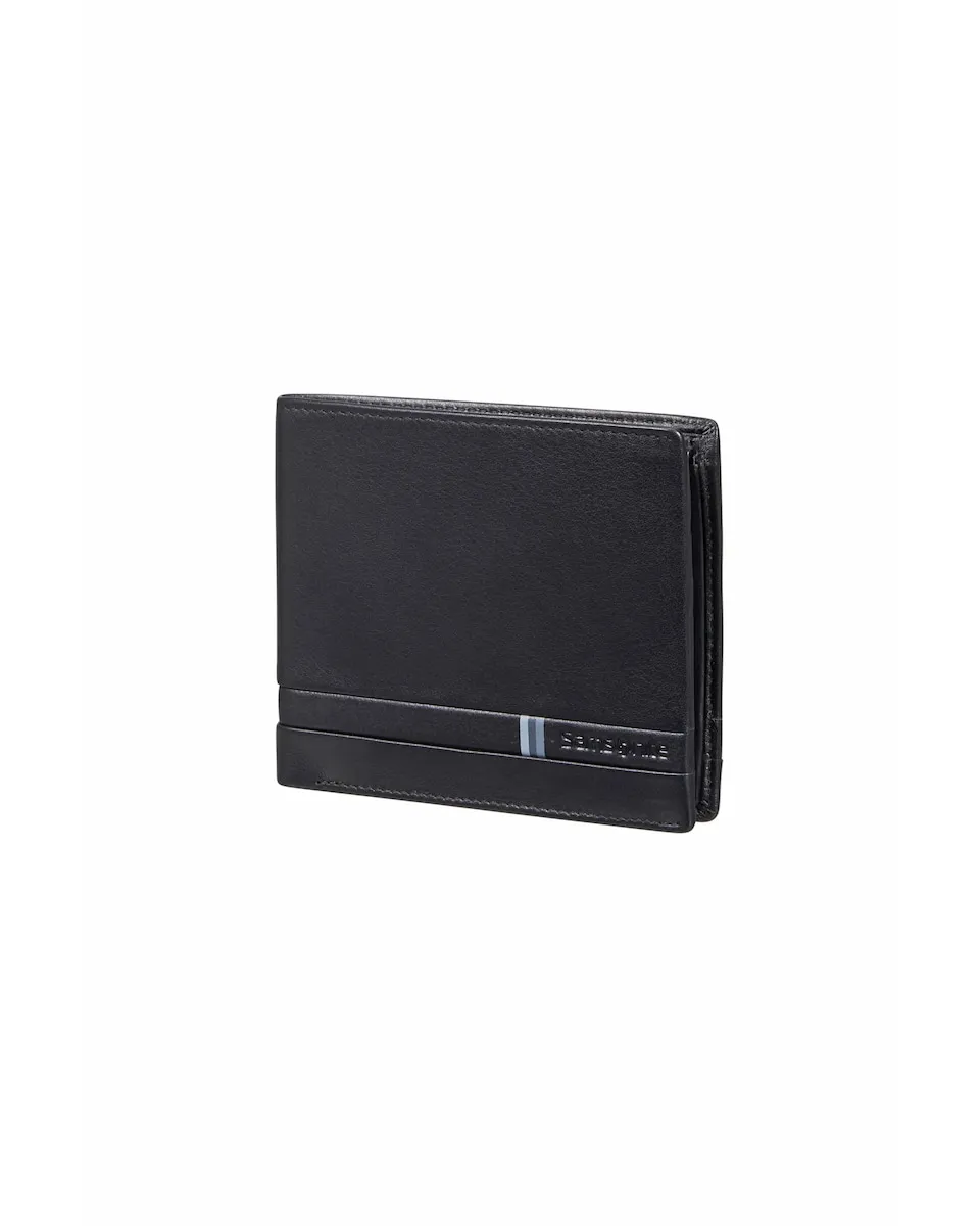 

Мужская кожаная сумка Flagged SLG черного цвета Samsonite, черный