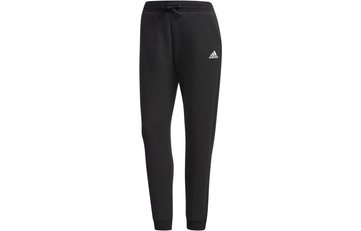 

Трикотажные спортивные штаны женские черные Adidas