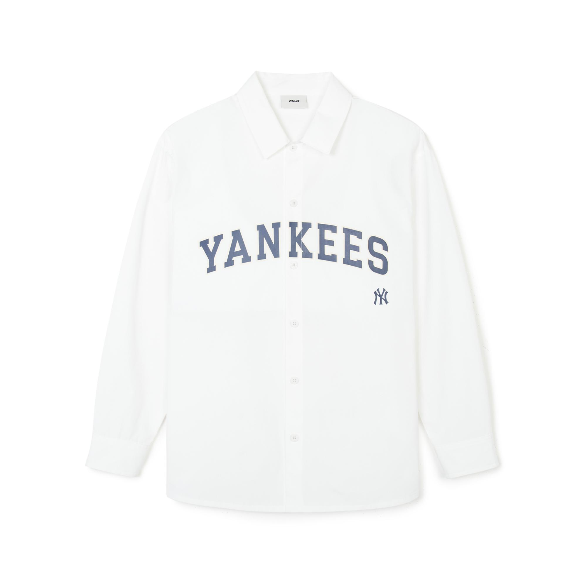 

MLB Рубашка New York Yankees SS24 унисекс белая