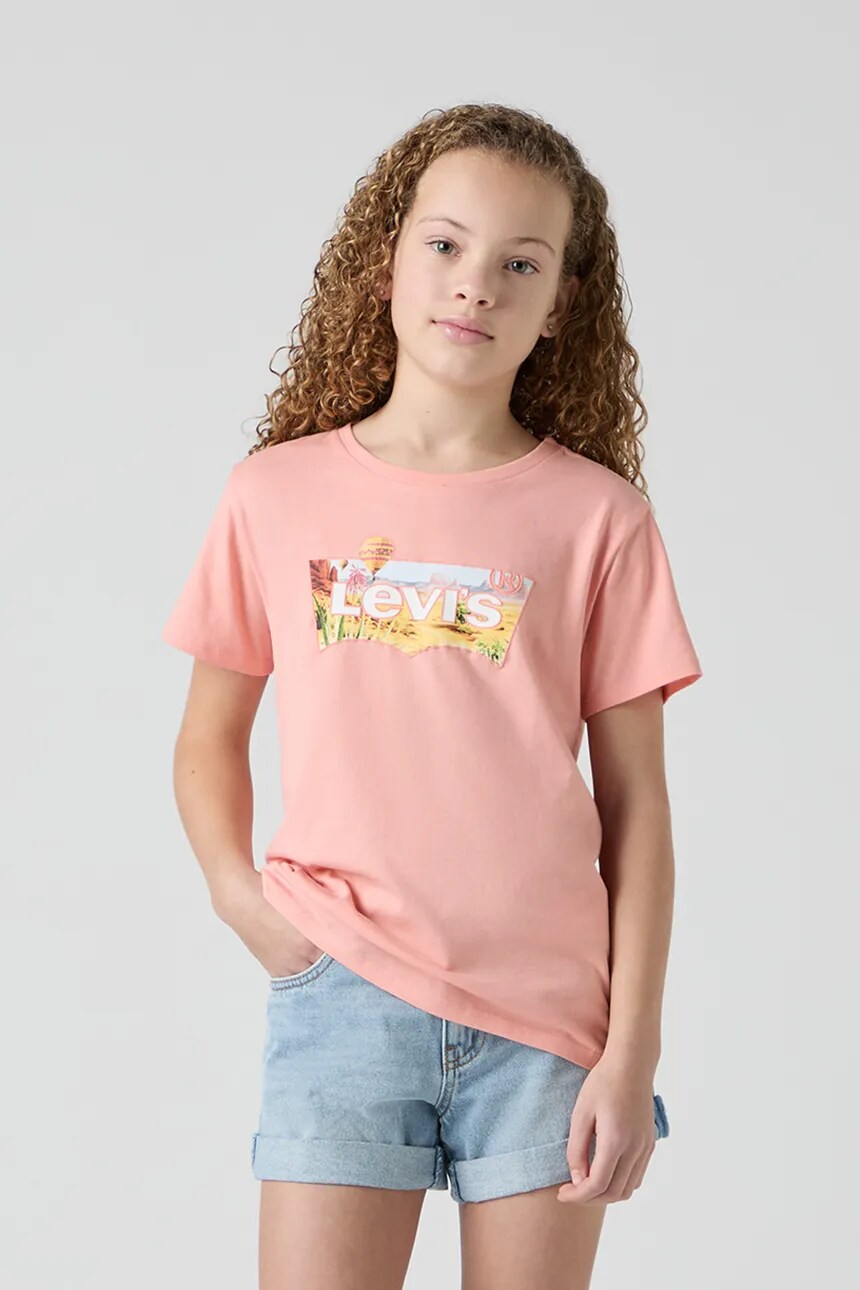 

Детская футболка HOT AIR BALLOON BATWING TE Levi'S, оранжевый