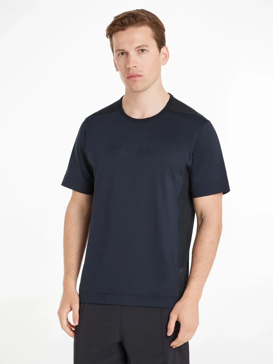 

Рубашка Calvin Klein Sport с короткими рукавами и круглым вырезом, черный
