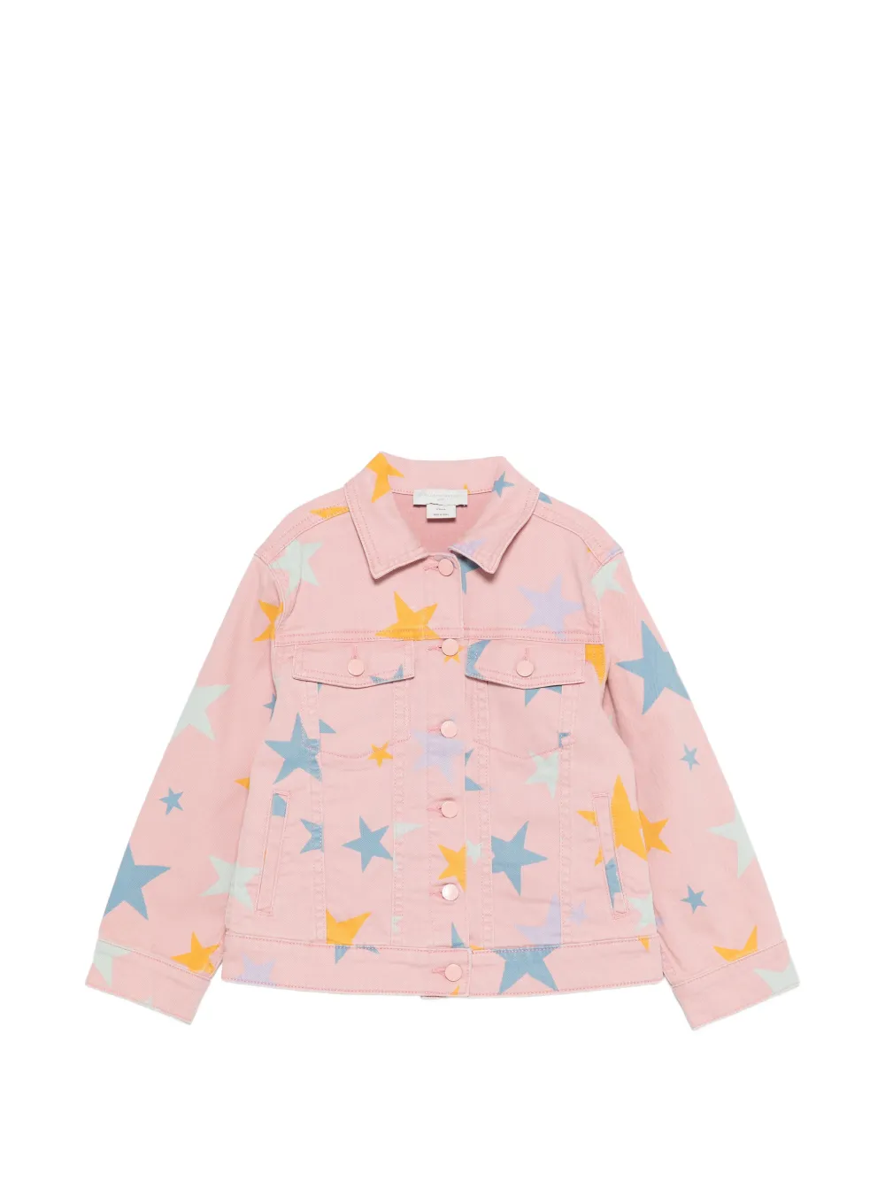 

Куртка с принтом в виде звезд Stella Mccartney Kids, розовый