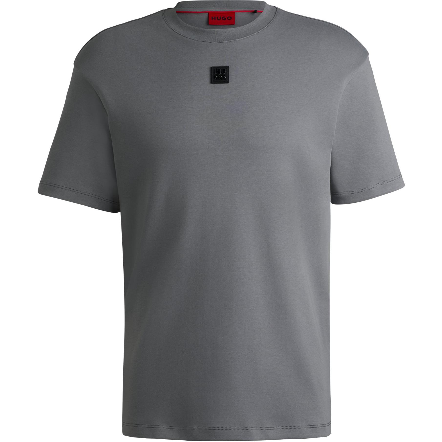 

Футболка Hugo Logo с нашивкой HUGO BOSS, серая, Серый, Футболка Hugo Logo с нашивкой HUGO BOSS, серая