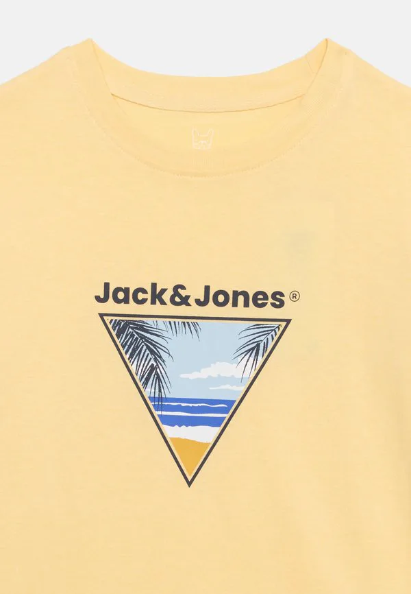 Футболка jjperry с круглым вырезом и принтом Jack & Jones Junior, Sunlight — фото 3