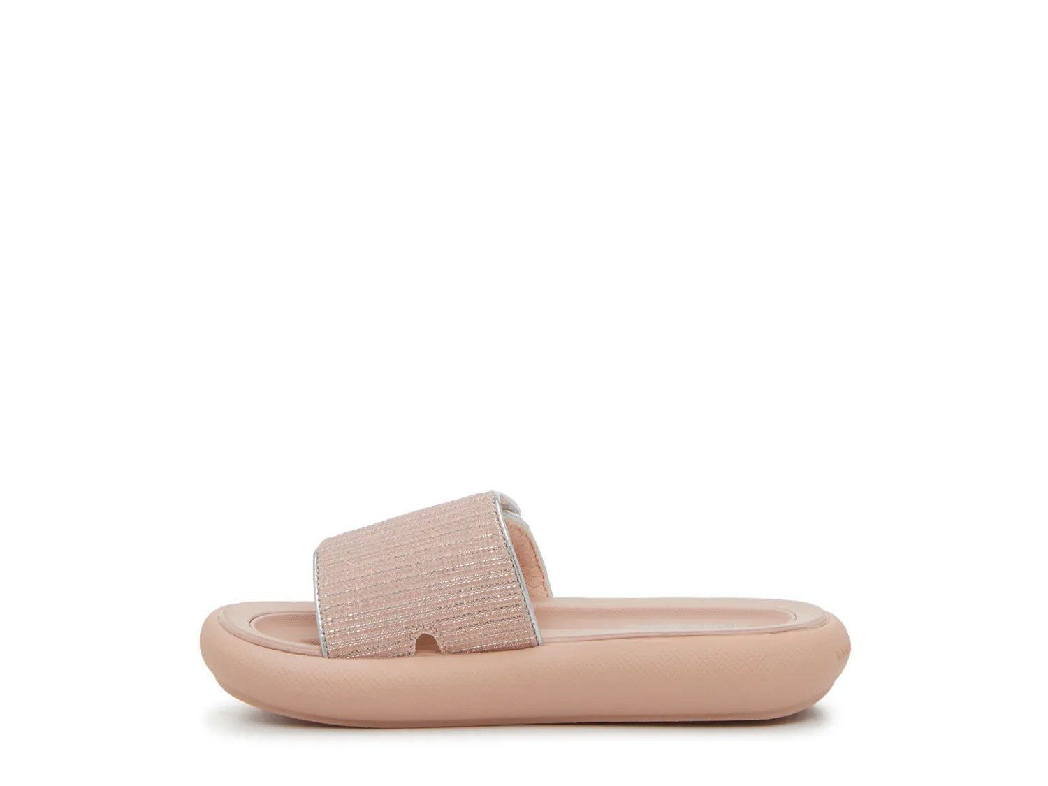 Сандалии Michael Michael Kors Raelynn Darby Slide Sandal - Kids', светло-розовый — фото 3