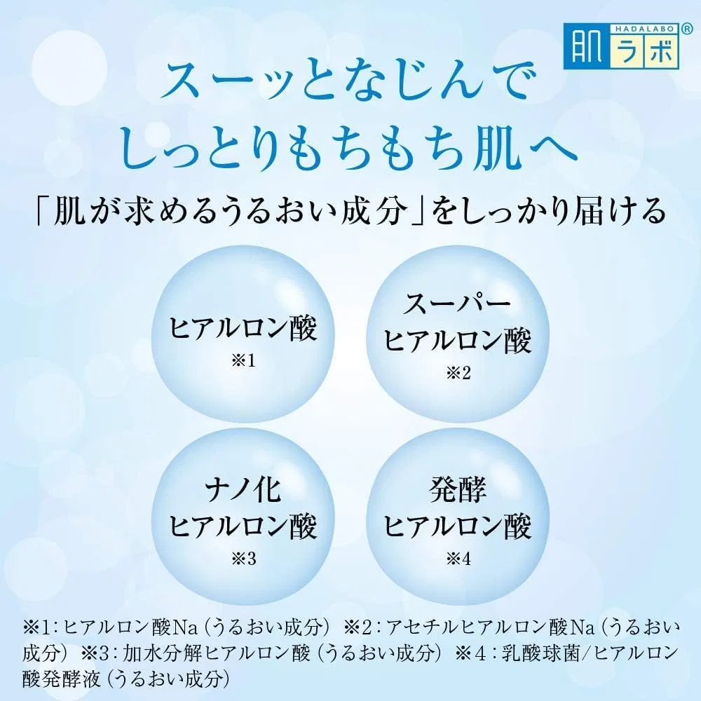 Набор Hada Labo — Gokujun Hyaluronic Lotion, 400 мл + 140 мл x 2, в наборе — фото 4