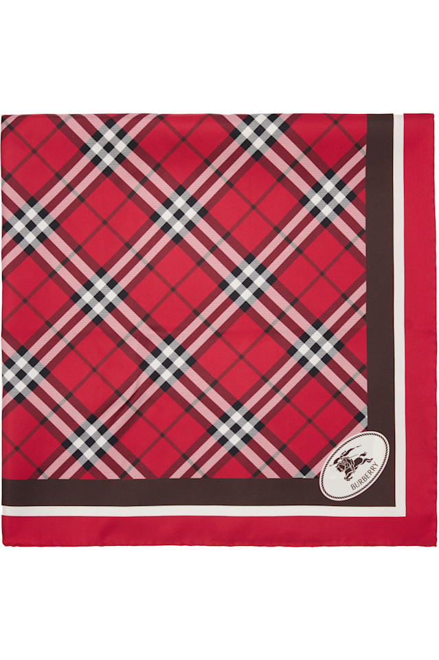 

Burberry Шелковый шарф в красную клетку