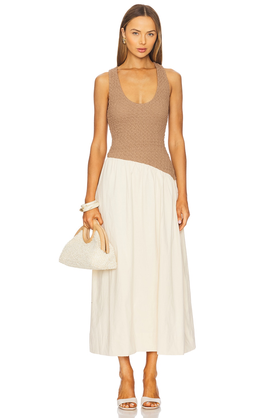

Платье Haven Sovere, taupe & cream