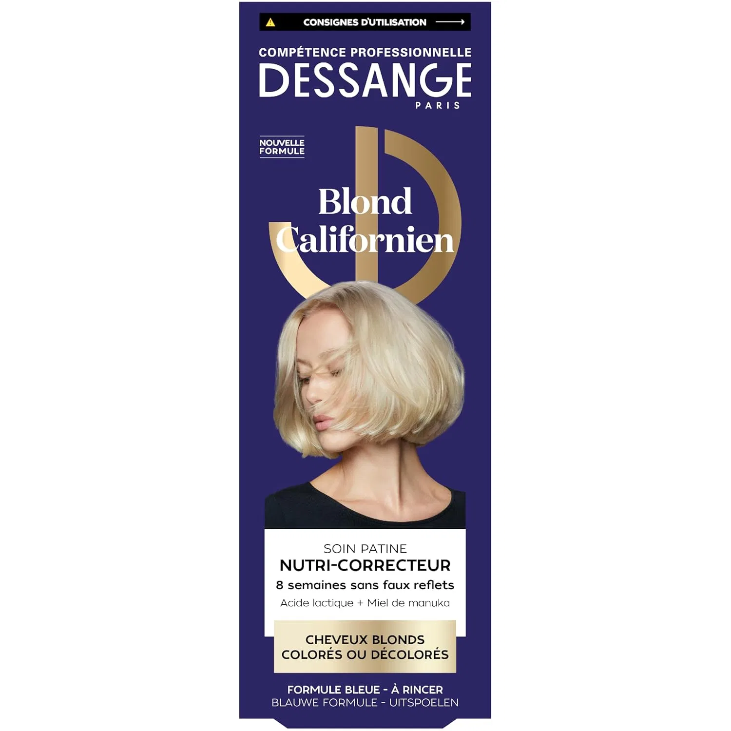 Корректирующий кондиционер «Blue Patina Nutri Corrector California Blonde» от DESSANGE