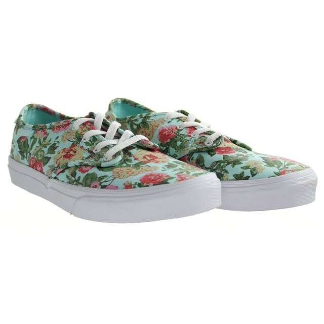 Низкие разноцветные женские плимсоллы Vans, мультиколор — фото 2