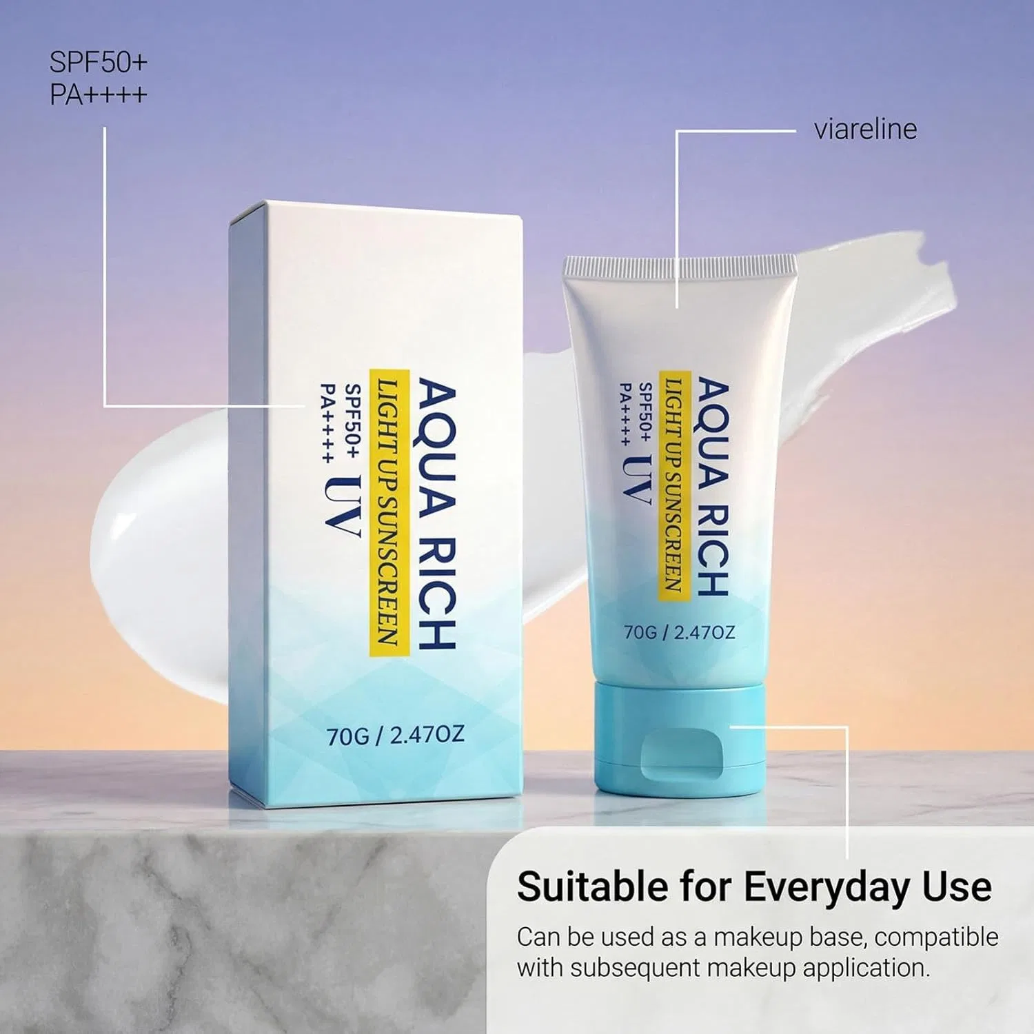 Солнцезащитный крем для лица SPF 50+ Generisch — фото 4