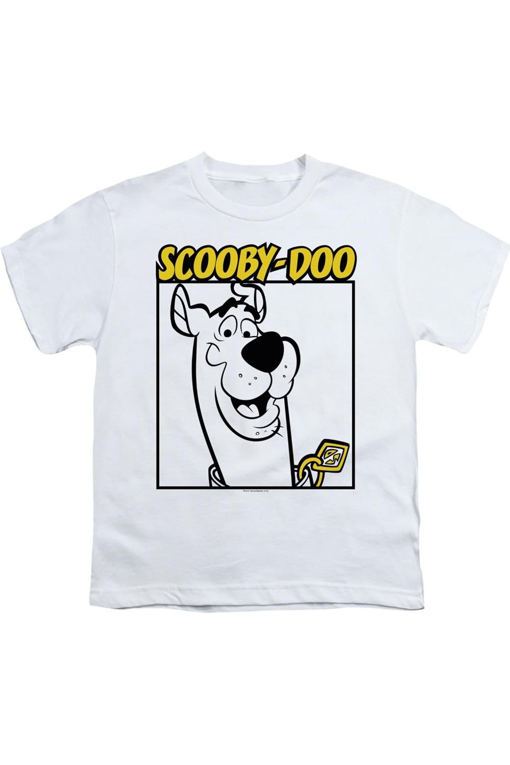 

Футболка с коротким рукавом Scooby Doo Scooby Square для детей Gildan, белый