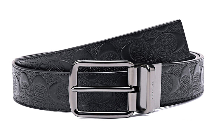 

Мужской кожаный ремень COACH, Black