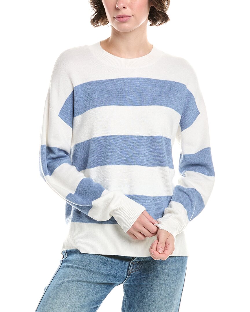 

Великолепный свитер Libby Stripe из шерстяной смеси Splendid, фиолетовый