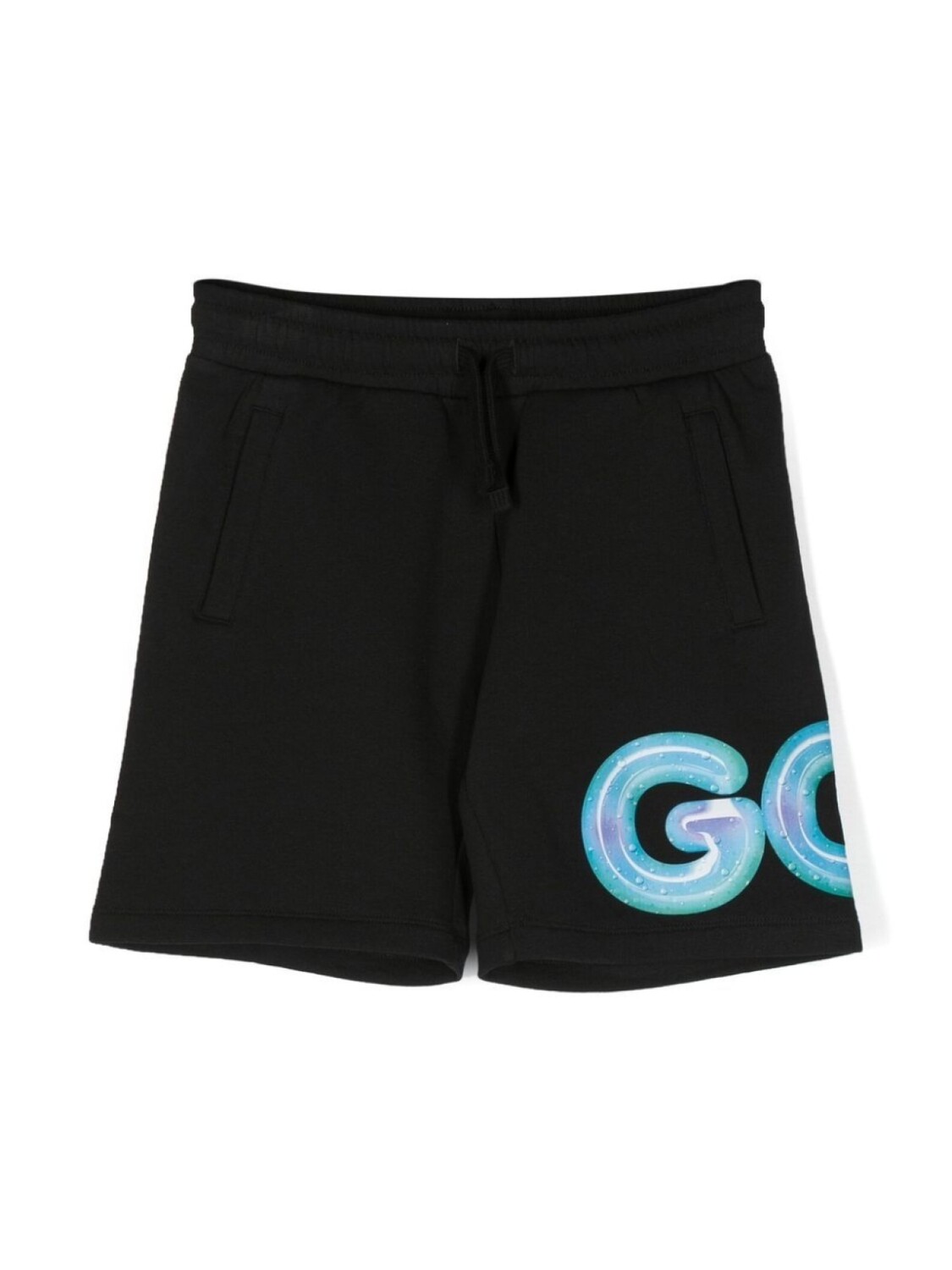 

Gcds Kids спортивные шорты с логотипом, черный