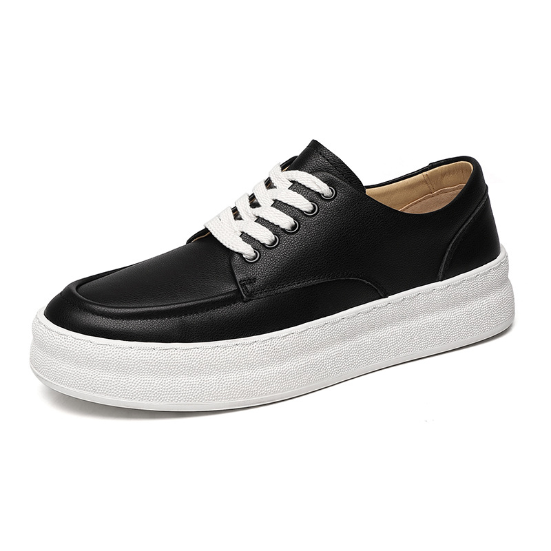 

Devanro Износостойкие дышащие низкие скейтбордские кроссовки мужские черные, цвет Black