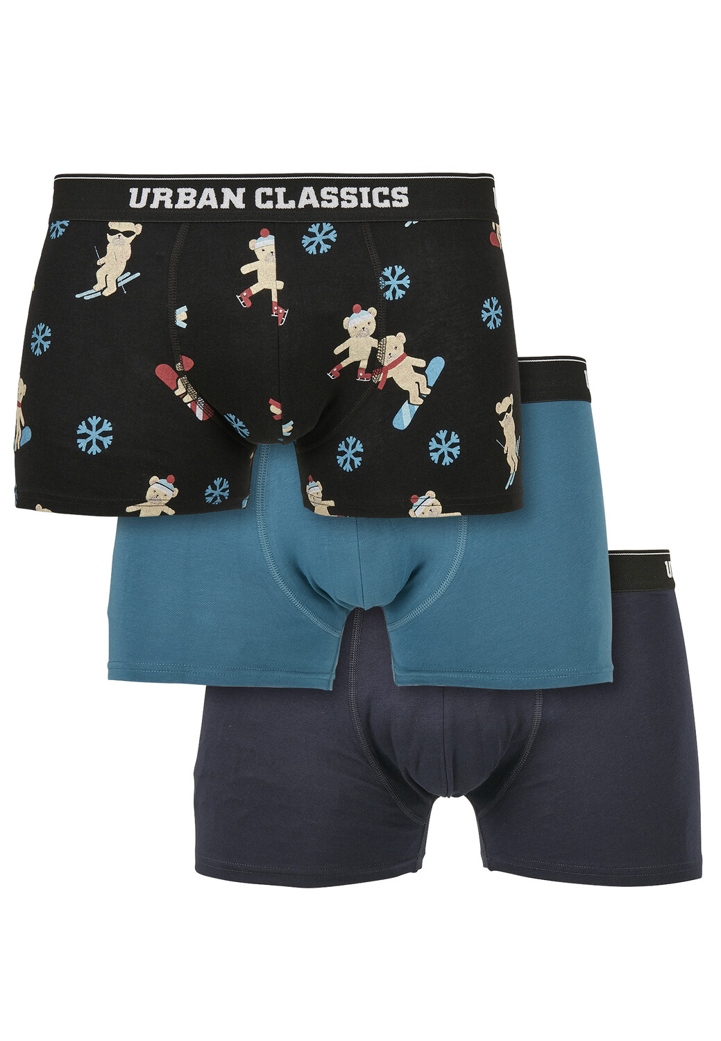 

Боксеры Urban Classics s, цвет teddy aop+jasper+navy