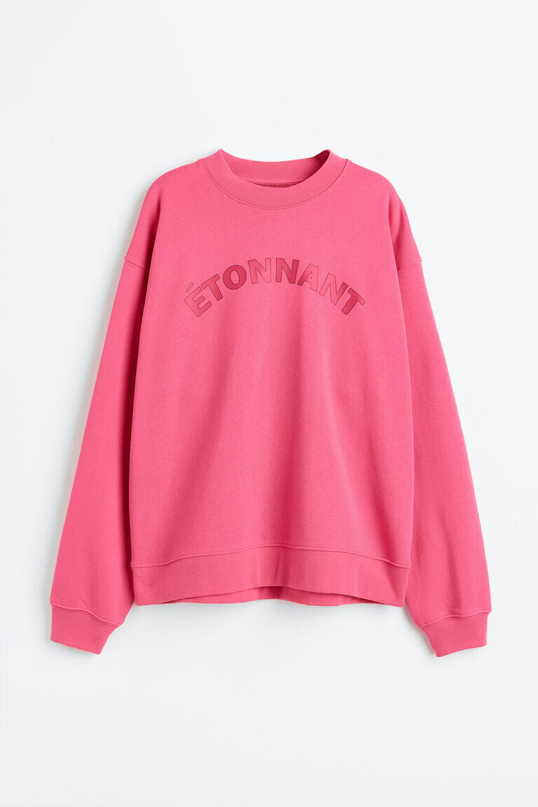 

Толстовка с принтом H&M, розовый