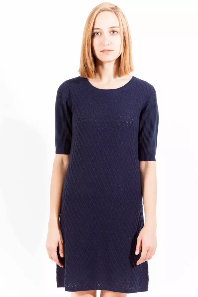 

Платье женское из синей шерсти Gant