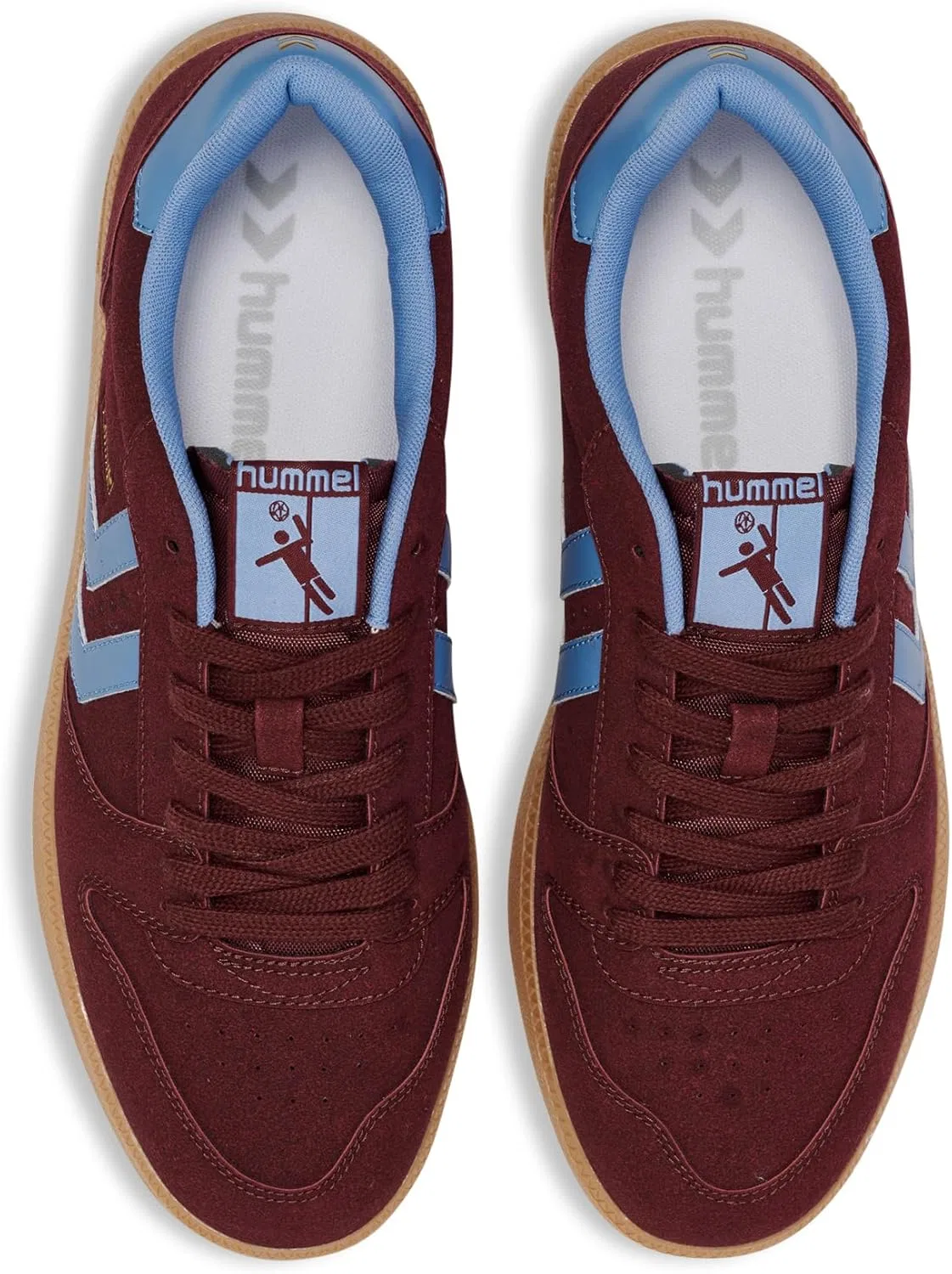 Шнурки Hummel, кроссовки, гандбол, идеальный размер для взрослых, Windsor Wine Faded Denim — фото 3