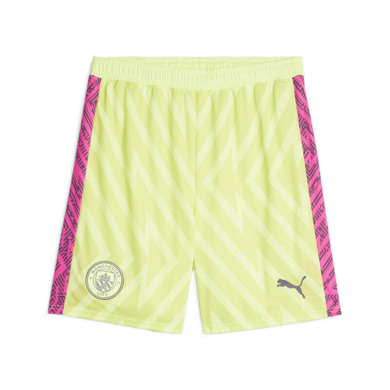 

Мужские вратарские шорты Manchester City PUMA Fast Yellow Ravish Pink