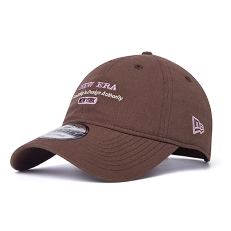 

New Era Хлопковая бейсболка унисекс коричневая, Brown