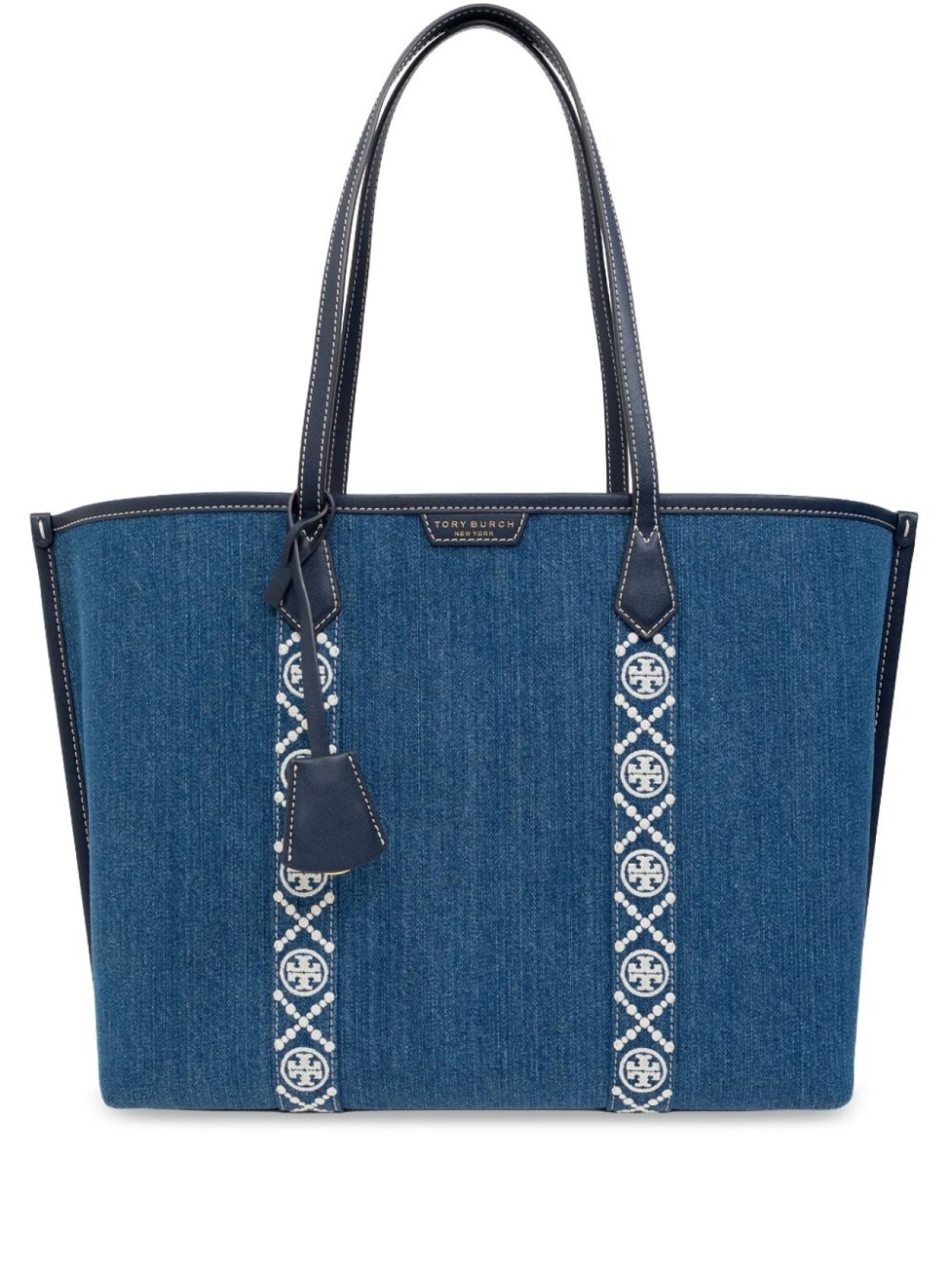 

Tory Burch сумка-тоут из денима Perry, синий