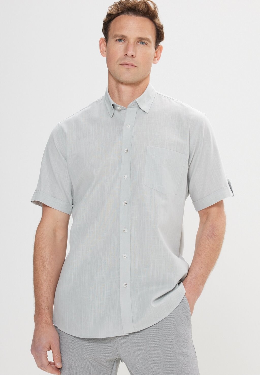 

Рубашка COMFORT FIT AC&CO / ALTINYILDIZ CLASSICS, светло-серый