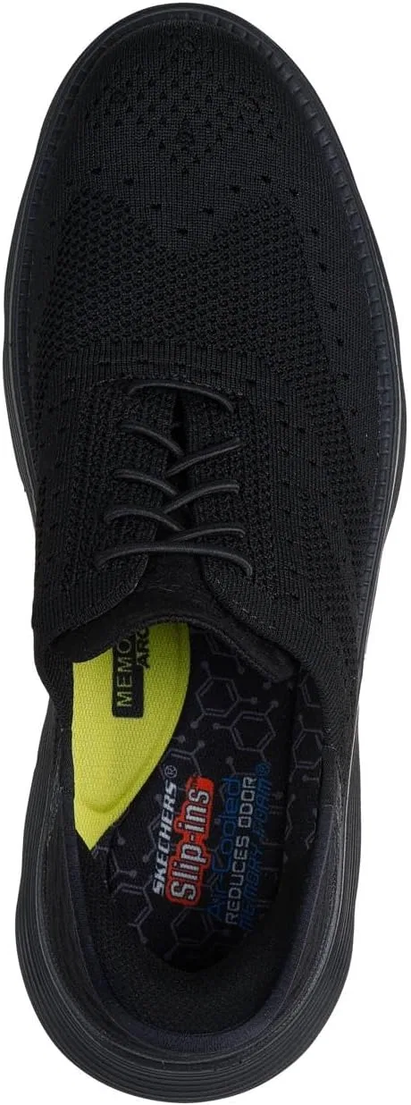 Кроссовки Skechers Herren Garza Palma Sneaker, Black — фото 3