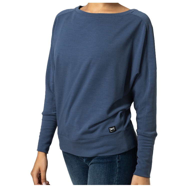 

Лонгслив Super.Natural Kula Sweater, цвет Night Shadow Blue